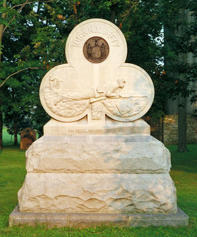 Monument to the 108th New York Infantry at Gettysburg