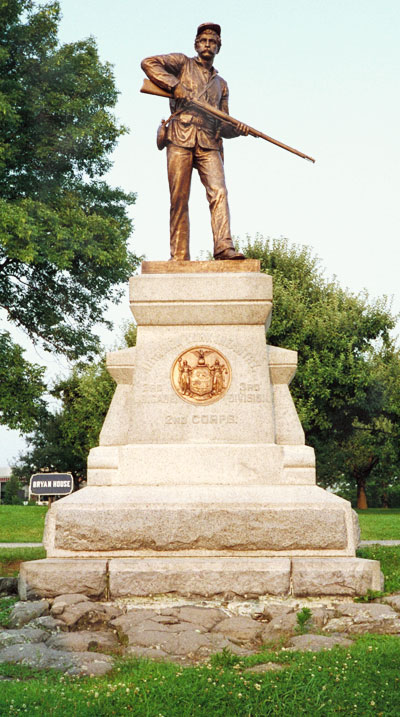 Monument to the 111th New York Infantry at Gettysburg