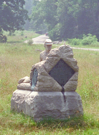 Monument to the 40th New York at Gettysburg