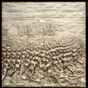 Bronze bas-relief from the 106th Pennsylvania monument at Gettysburg