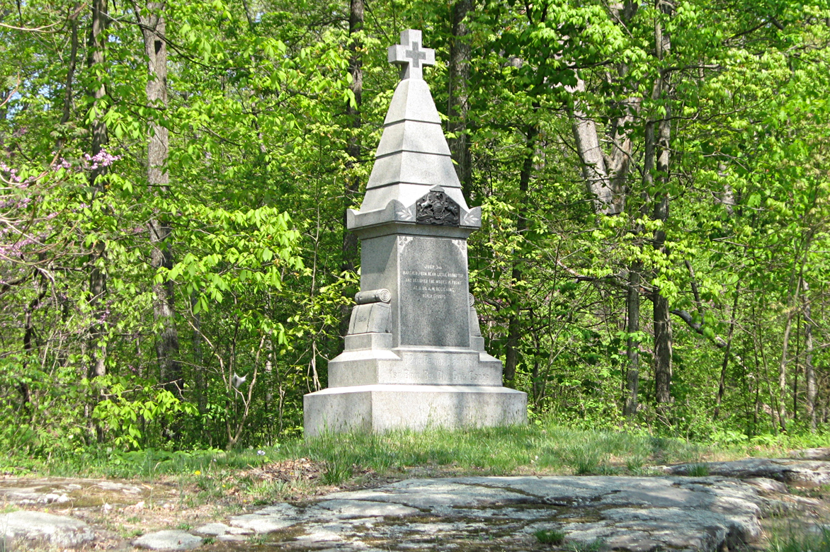 The monument to the 82nd Pennsylvania Volunteer Infantry Regiment