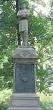 Monument to the 124th New York Infantry at Gettysburg