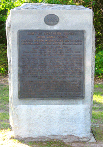 Monument to the Headquarters of the Union Third Corps