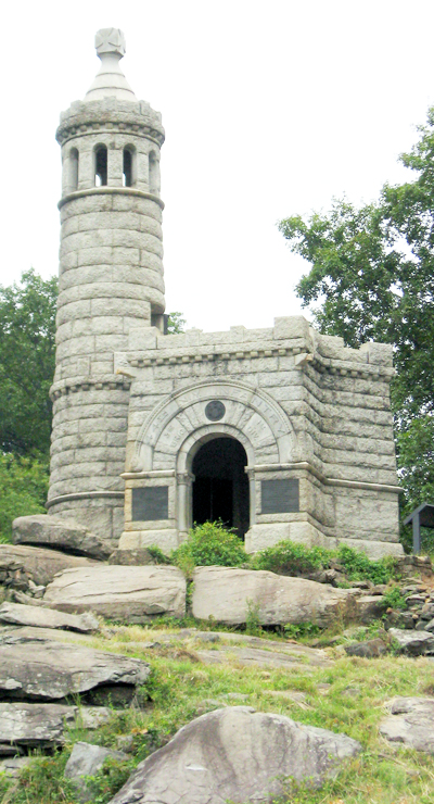 Monument to the 12th & 44th New York at Gettysburg 