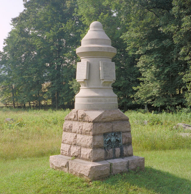 Monument to the 1st Pennsylvania Reserves at Gettysburg