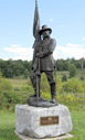 Monument to Union Brigadier General Samuel W. Crawford at Gettysburg