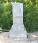 Monument to Union Brigadier General Stephen Weed and Captain Charles Hazlett on Little Round Top at Gettysburg