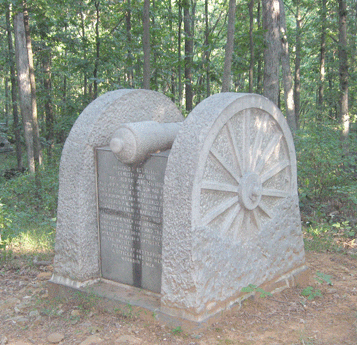 Monument on Powell Hill to Pennsylvania Independent Battery E at Gettysburg