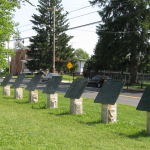 The Army of the Potomac Itinerary Tablets on Cemetery Hill at Gettysburg