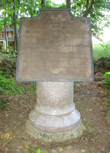 Monument to McIntosh's Artillery Battalion at Gettysburg