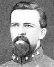 Confederate Colonel Isaac Avery, mortally wounded on East Cemetery Hill at Gettysburg 