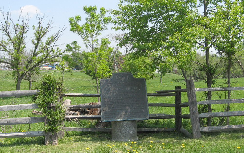 Monument to Gordon's Brigade of the Army of Northern Virginia at Gettysburg